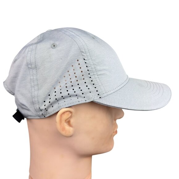 Mission Cap Adults Hydroactive Cooling Performance Vented  Light Gray Lazer Cut - Picture 4 of 12